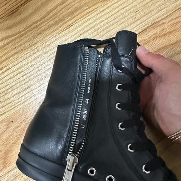 Rick Owens ramone triple black size 44 / 11 - Picture 4 of 7